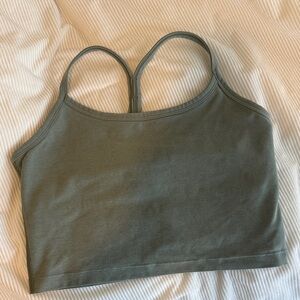 Beyond Yoga - Sage Spacedye Racerback Cropped Tank